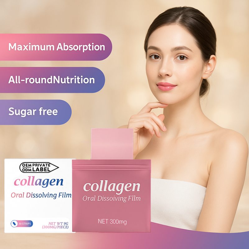 Collagen Oral Film Manufacturer - Hot Sale OEM/ODM Natural Skin Whitening