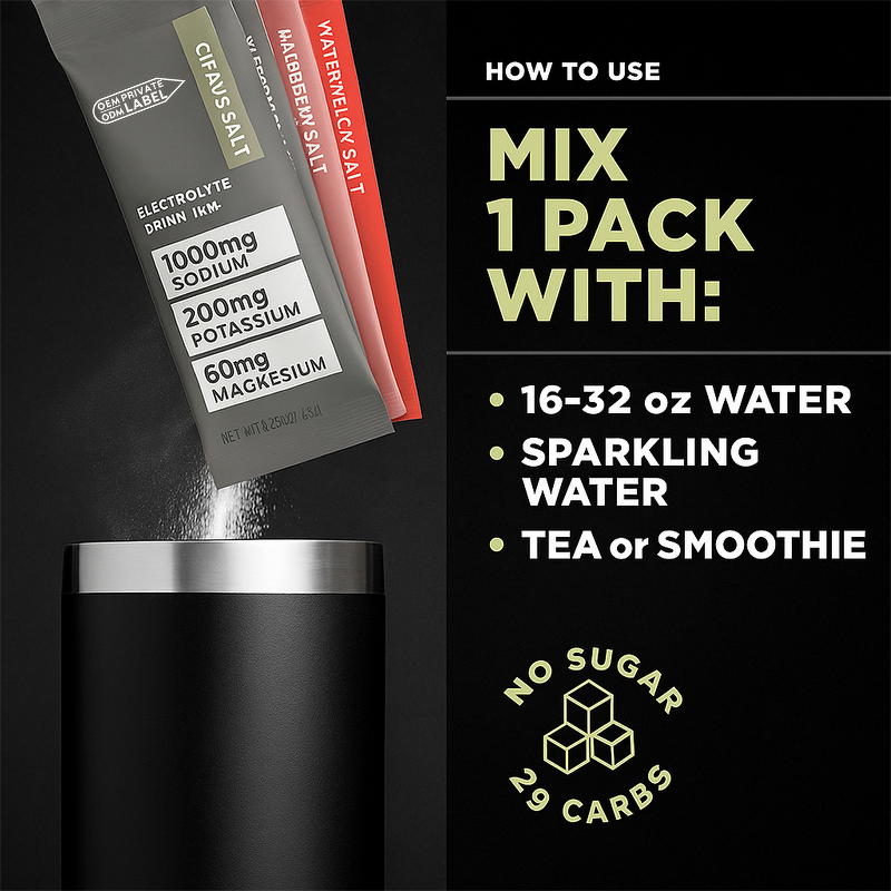 Electrolyte Drink Powder Manufacturer - OEM Zero Sugar Orange Flavor Direct