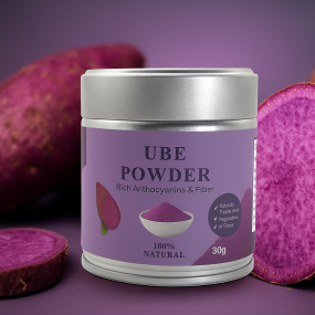 Purple Yam Powder Supplier - OEM Custom 50g Tin Can High Quality