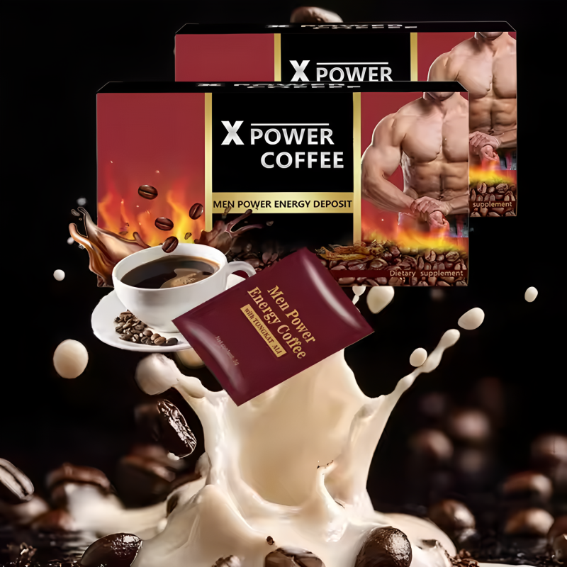 Men's Black Coffee Factory - OEM Custom Health Organic Herbal X-power