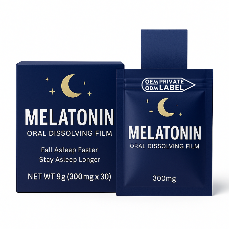 Oral Dissolving Film Supplier - Hot Sale Food Grade Melatonin Sleep Support