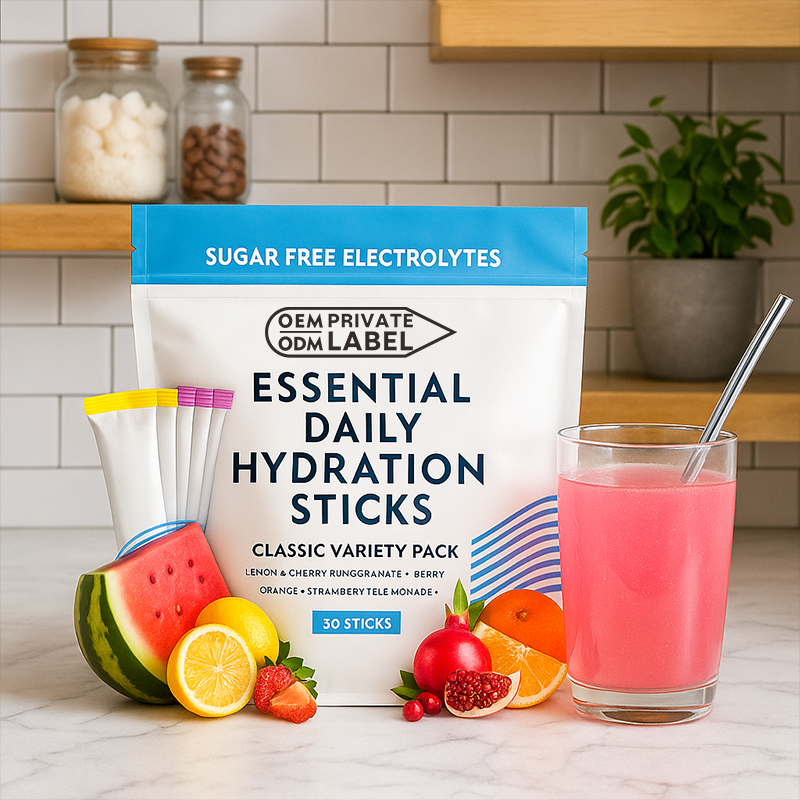 Electrolyte Powder Factory - Organic Fruit Liquid Hydration Packets Sugar Free