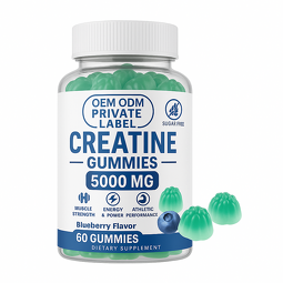 Creatine Gummies Factory - OEM Sugar Free 5000mg Creatine Monohydrate