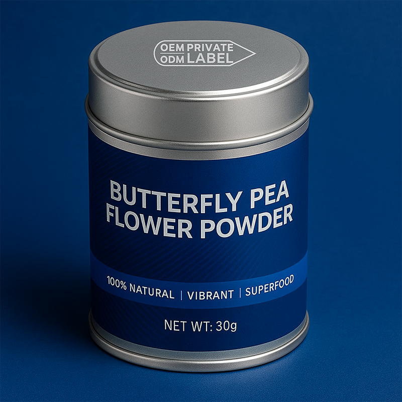 Butterfly Pea Flower Powder Supplier - 100% Water Soluble Pigment Bulk Organic