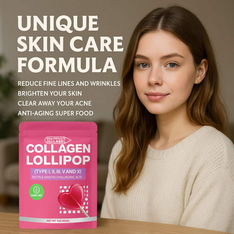 Collagen Lollipop Manufacturer - OEM/ODM Collagen Hydrolyzed Peptides Complex