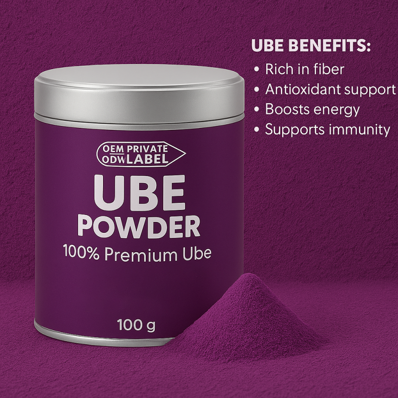 UBE Powder Manufacturer - Private Label Superfood Organic 50g Tin Can