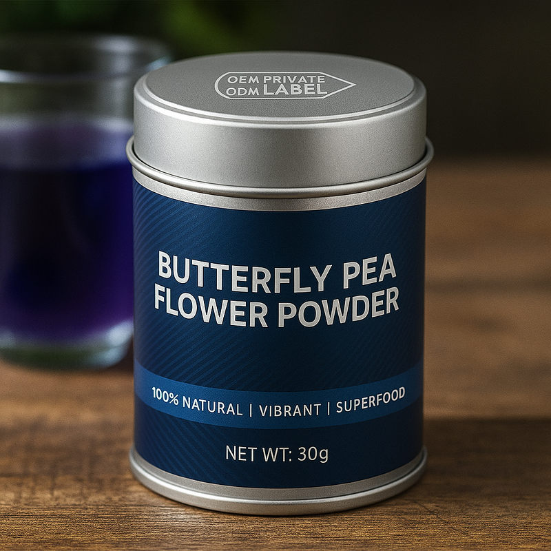 Butterfly Pea Flower Powder Supplier - 100% Water Soluble Pigment Bulk Organic