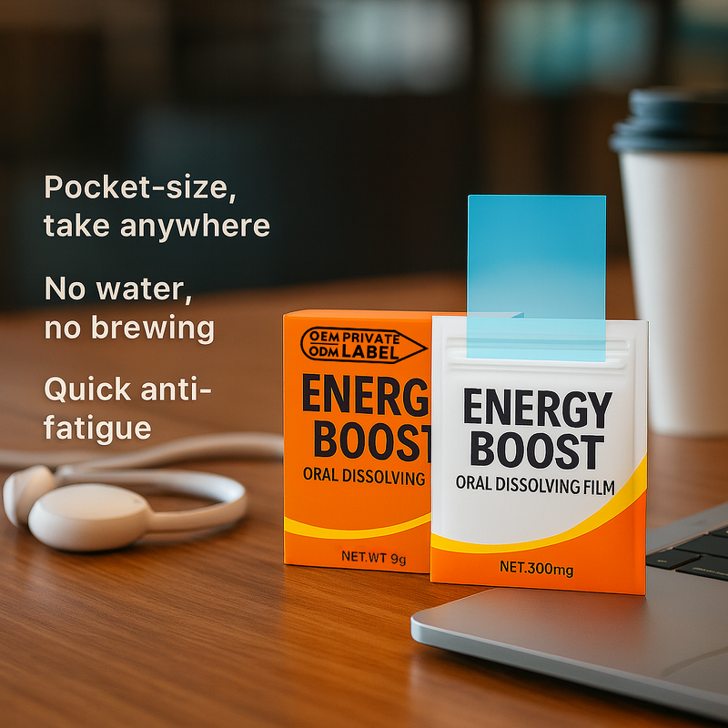 Oral Dissolving Film Supplier - Hot Sale Premium Energy Boost Anti-Fatigue