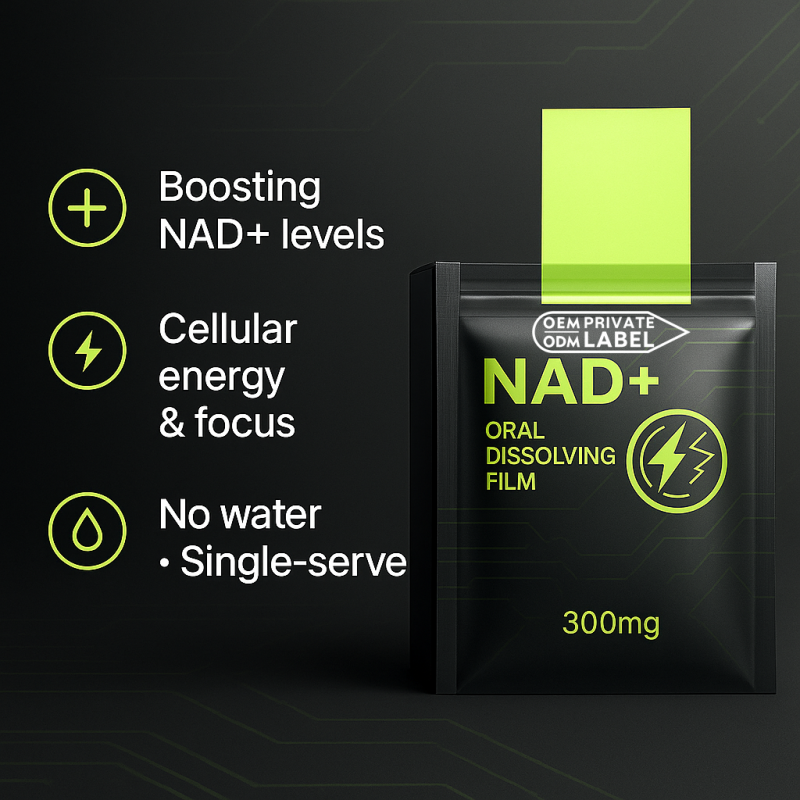 Oral Thin Film Manufacturer - Hot Sale OEM Creatine Monohydrate NAD Supplement