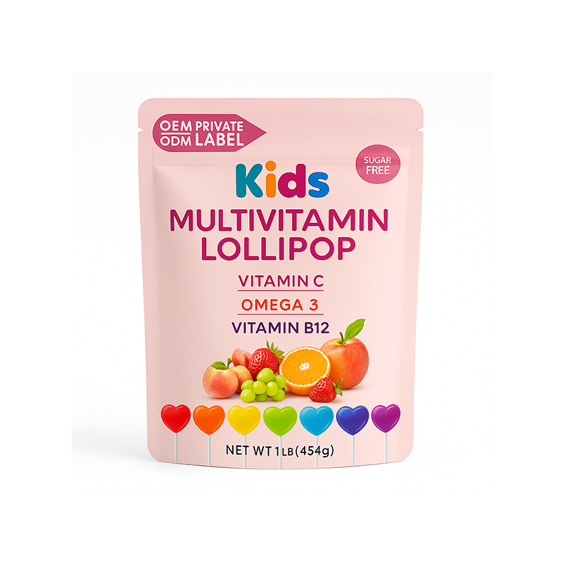 Kid Multivitamin Lollipop Factory - OEM/ODM Fruit Flavored Hard Candy
