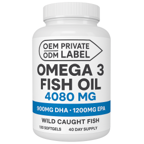 Omega-3 Fish Oil Softgels Manufacturer - Private Label 100% Natural EPA DHA Support