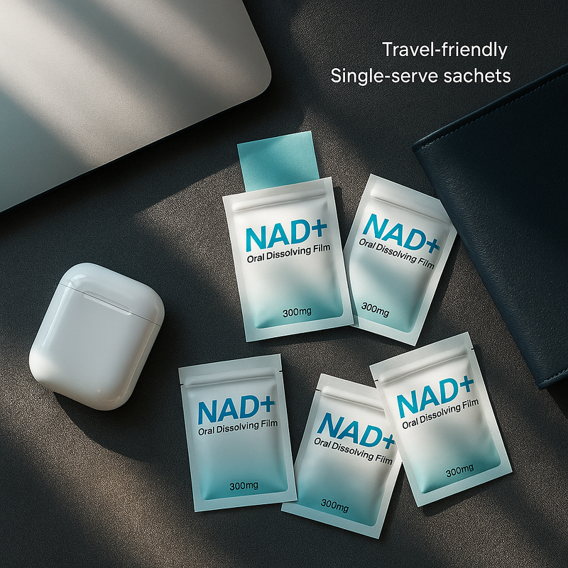 Oral Dissolving Film Factory - Hot Sale OEM NAD Coenzyme Q10 Anti-Aging