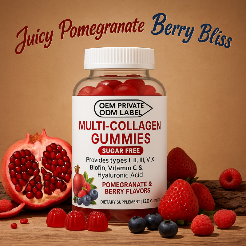 Collagen Gummies Factory - OEM Bio Health Beauty L-Glutathione Biotin