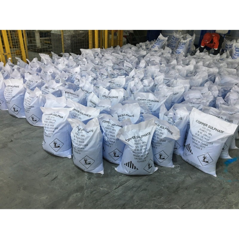 Copper Sulfate Pentahydrate Manufacturer - CAS 7758-99-8 for Water Treatment Bulk