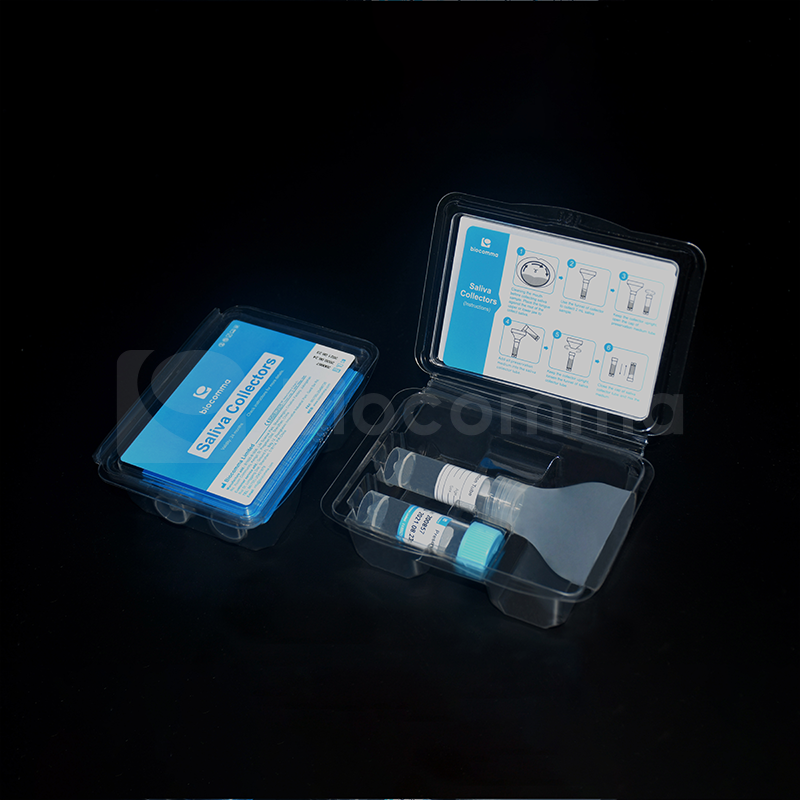 Biocomma  Factory Supply  Disposable Saliva Collector with Funnel /5ml Tube  for DNA RNA Extraction
