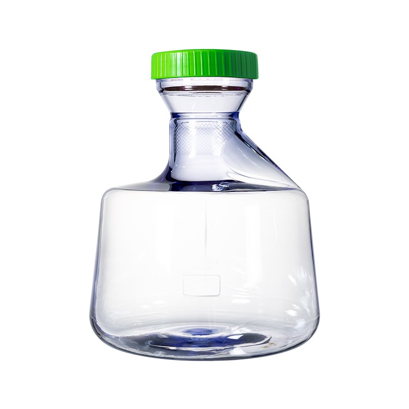 CommaClean 125/250/500mL 1/2/3/5L Erlenmeyer Flasks with  Sealed/vent Cap Conical Flask for Suspension Cell Culture and Storage