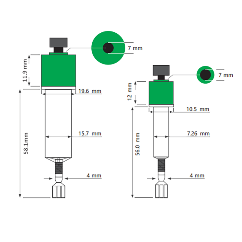 Biocomma 5ml /1mL Medium Pressure Chromatography Column Empty FPLC Columns 50 Sets/PK
