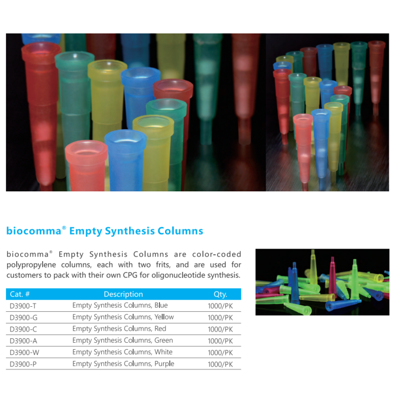Embed Cpg Frits Universal Oligo Synthesis Columns