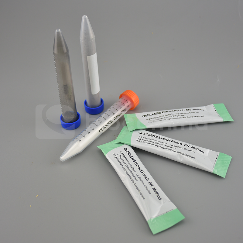 Copure Factory Direct Sale QuEChERS 4g MgSO4+1g NaCl+1g C6H5Na3O7+0.5g  EC6H6Na2O7 Xtraction  Salt for EN 15662