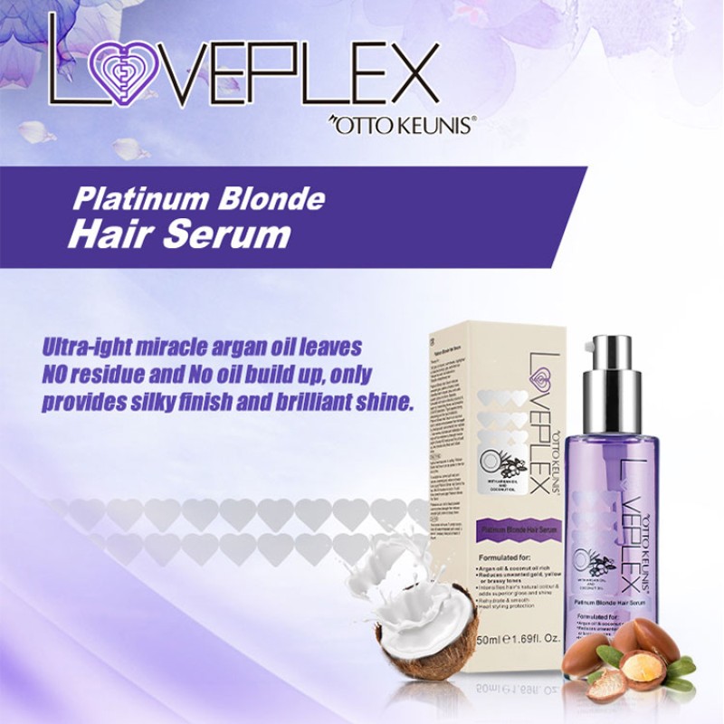 Purple Hair Serum Manufacturer - for Blonde Color-treated Grey Frizzy Damaged Custom logo Argan
