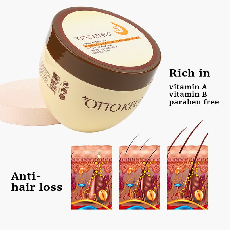 Argan Hair Mask Manufacturer - Paraben Free Nourish Afro Curly Damaged Anti Hair Loss