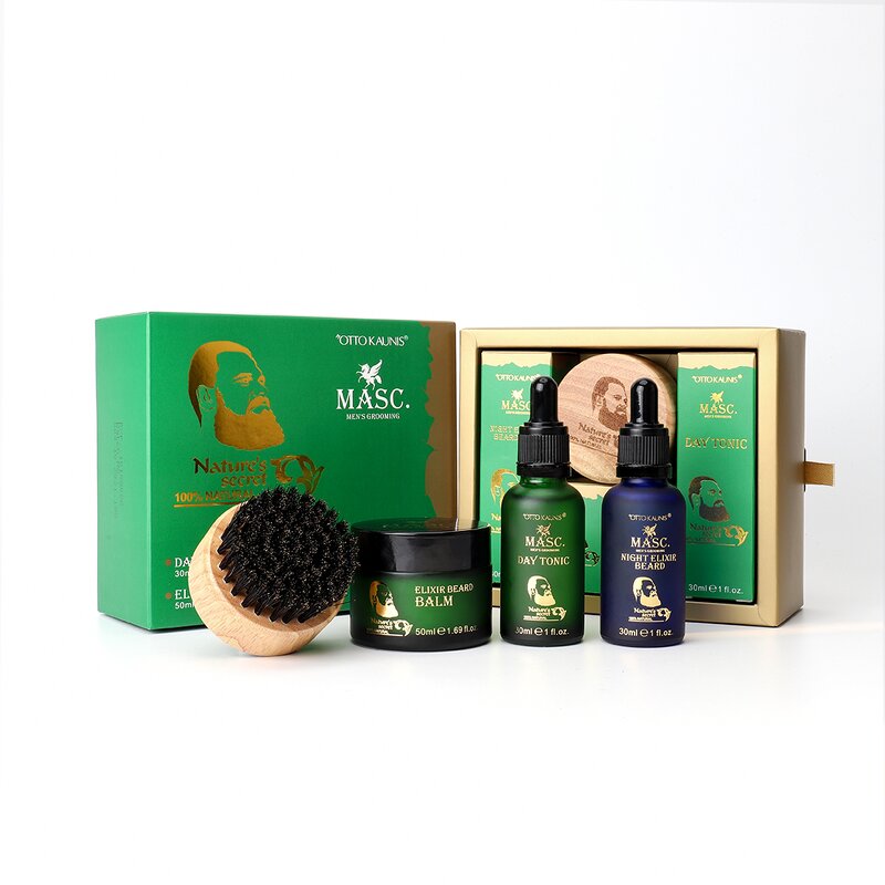 Beard Oil Kit Manufacturer - Beard Care Help Growth Keep Soft Nourishing Smooth Silky Men Grooming