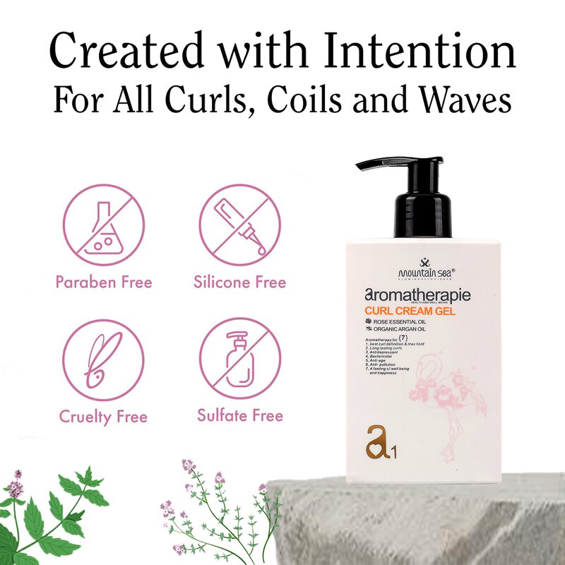 Detangler Curl Defining Cream Manufacturer - OEM/ODM Factory Rose Argan Oil Salon-Level for Curls