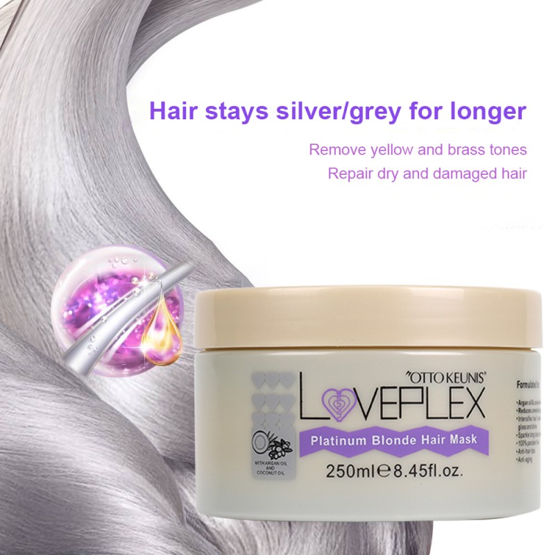 Purple Hair Mask Manufacturer - for Blonde Gray Hair Repair Nourish Hydrate After Color-treated