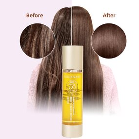 Thermal Protection Hair Oil Manufacturer - Custom Label Anti Frizz Loss Argan Leave Shine
