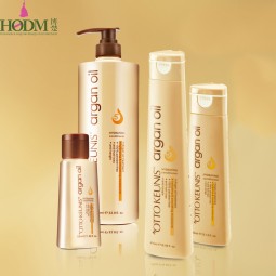 Argan Oil Shampoo Set Manufacturer - LOGO Paraben Free Repair Smoothing Cream Sets