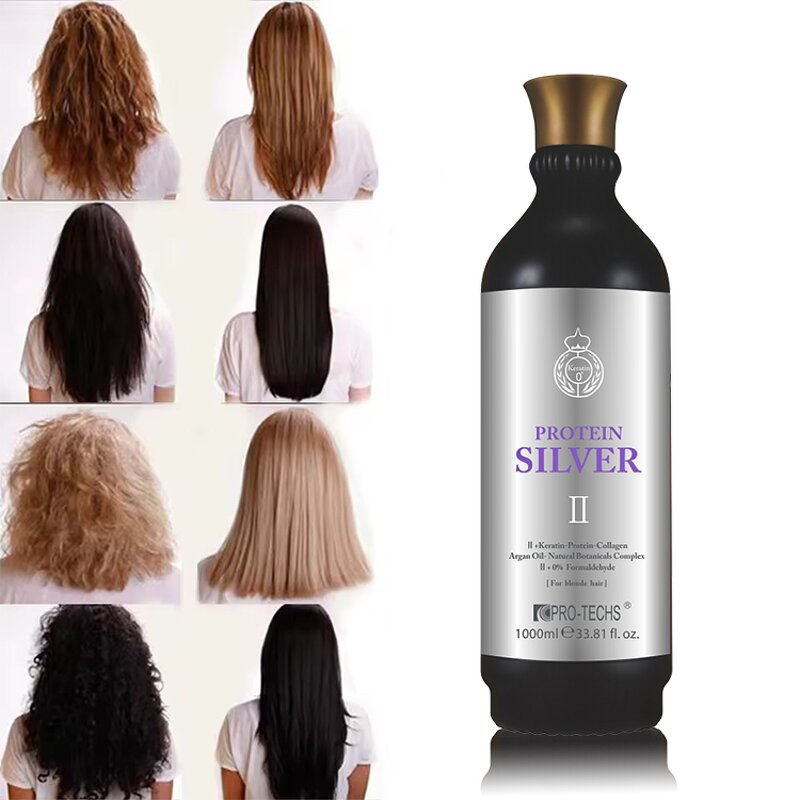 Virgin Hair Keratin Treatment Manufacturer - Organic Collagen Silver Straighten Wave Coiled