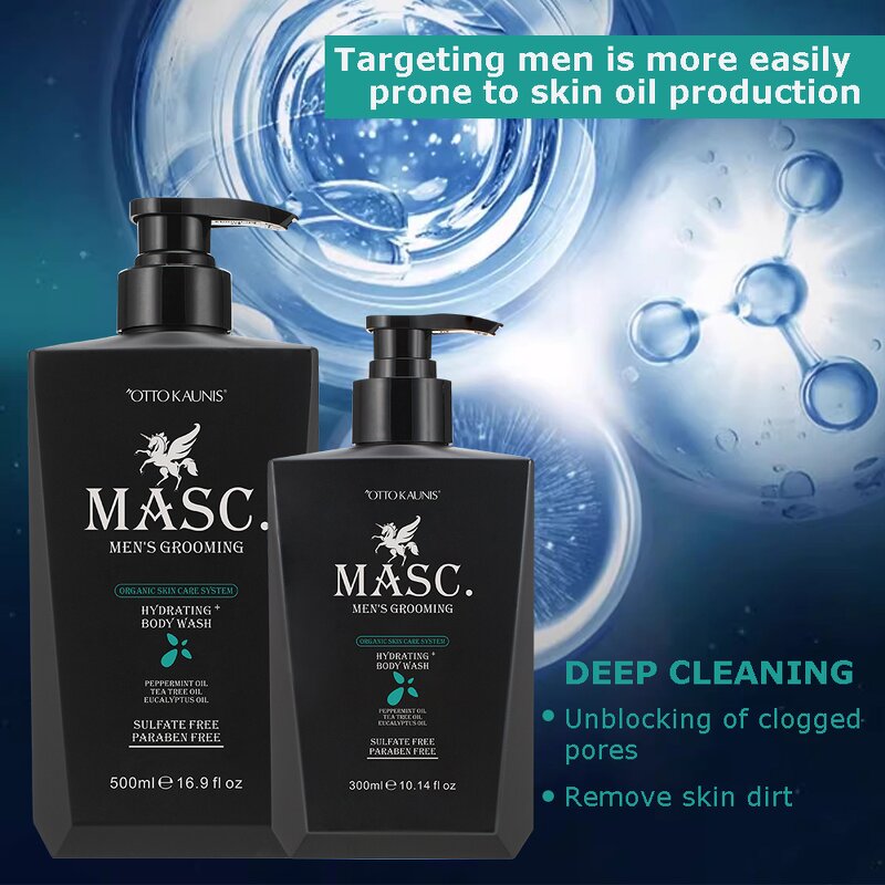 Mens Body Wash Manufacturer - Organic Private Label Soothe Skin Perfumed Sulfate Free Foam