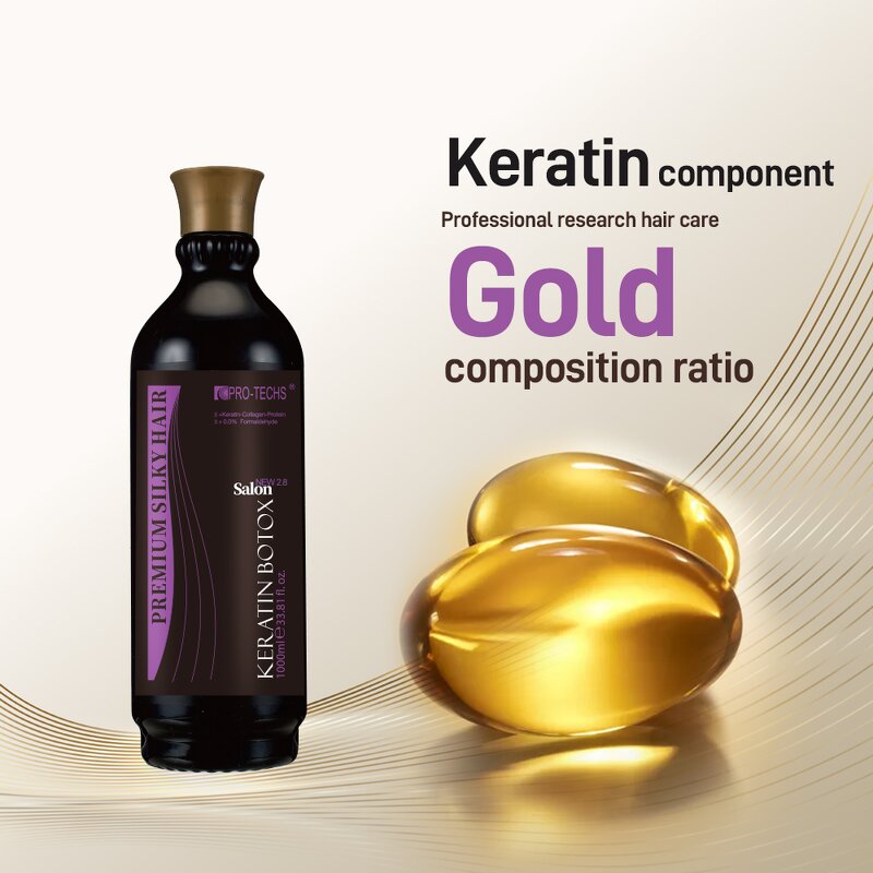 Keratin Straightening Cream Manufacturer - 0% Formaldehyde Collagen Hydrolyzed Make logo Bottox