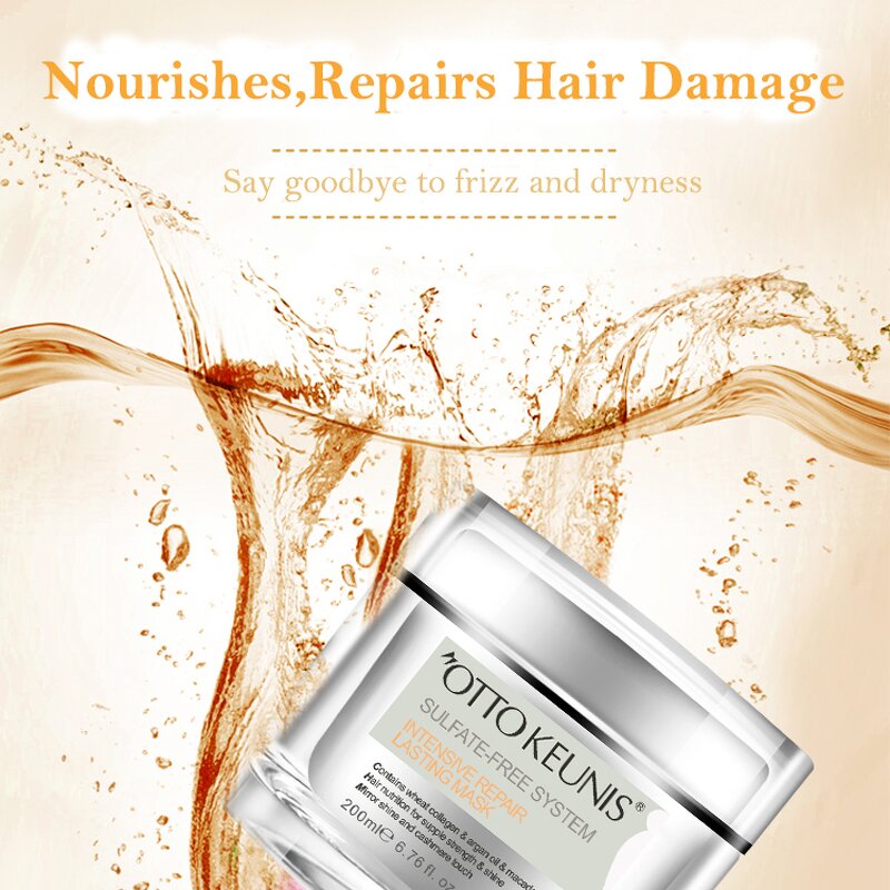 Collagen Argan Hair Mask Manufacturer - Private Label Shea Butter Nourish Sofe Scalp Care