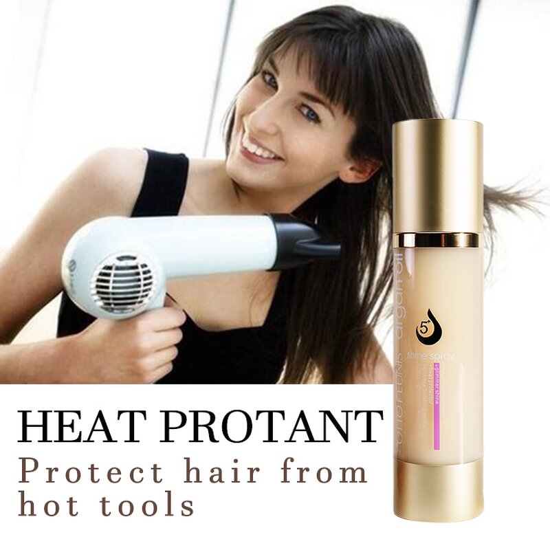 Argan Oil Hair Shine Spray Manufacturer - Paraben Free Organic Repair Dry Frizzy Custom