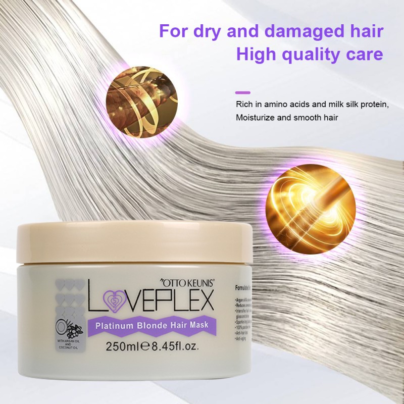 Purple Hair Mask Manufacturer - for Blonde Gray Hair Repair Nourish Hydrate After Color-treated