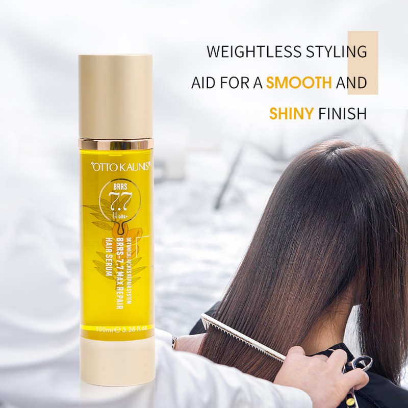 Coconut Oil Hair Shine Serum Manufacturer - Custom Logo Heat Protection Scalp Nourishment