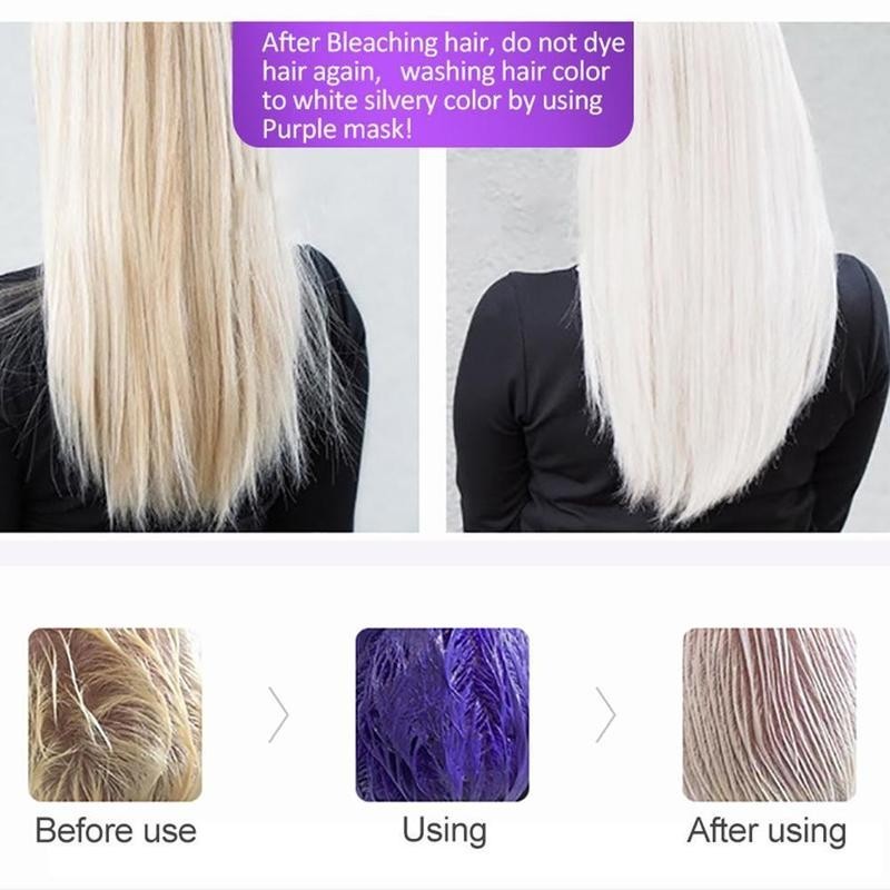 Purple Hair Mask Manufacturer - for Blonde Gray Hair Repair Nourish Hydrate After Color-treated