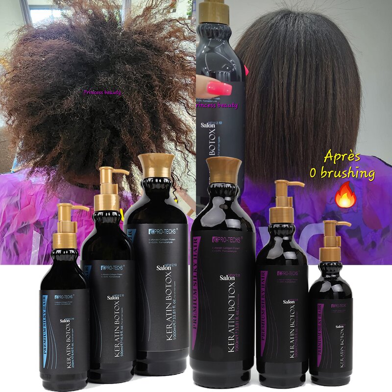 Keratin Hair Treatment Set Manufacturer - Salon Straighten Bottox Cream Brazilian Keratin Repair
