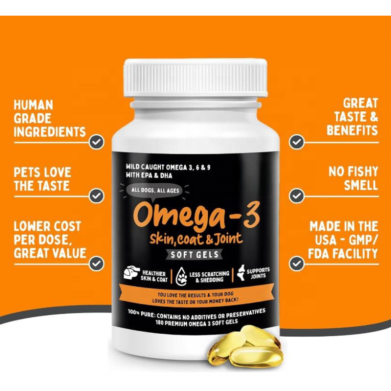 Salmon Oil for Dogs Supplier - OEM/ODM Wild Alaskan Omega 3 Free Samples