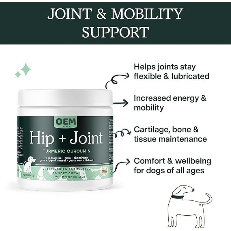 Dog Hip & Joint Chews Manufacturer - Wholesale Mobility Support Glucosamine Omega3