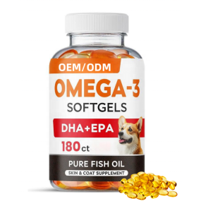 Omega 3 Fish Oil Capsules Factory - OEM/ODM EPA DHA for Dogs Joint Brain Heart