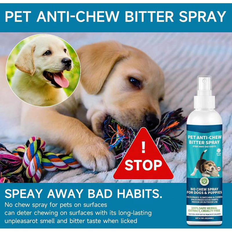 No Chew Spray for Dogs Manufacturer - OEM/ODM Bitter Apple Stop Chewing Training