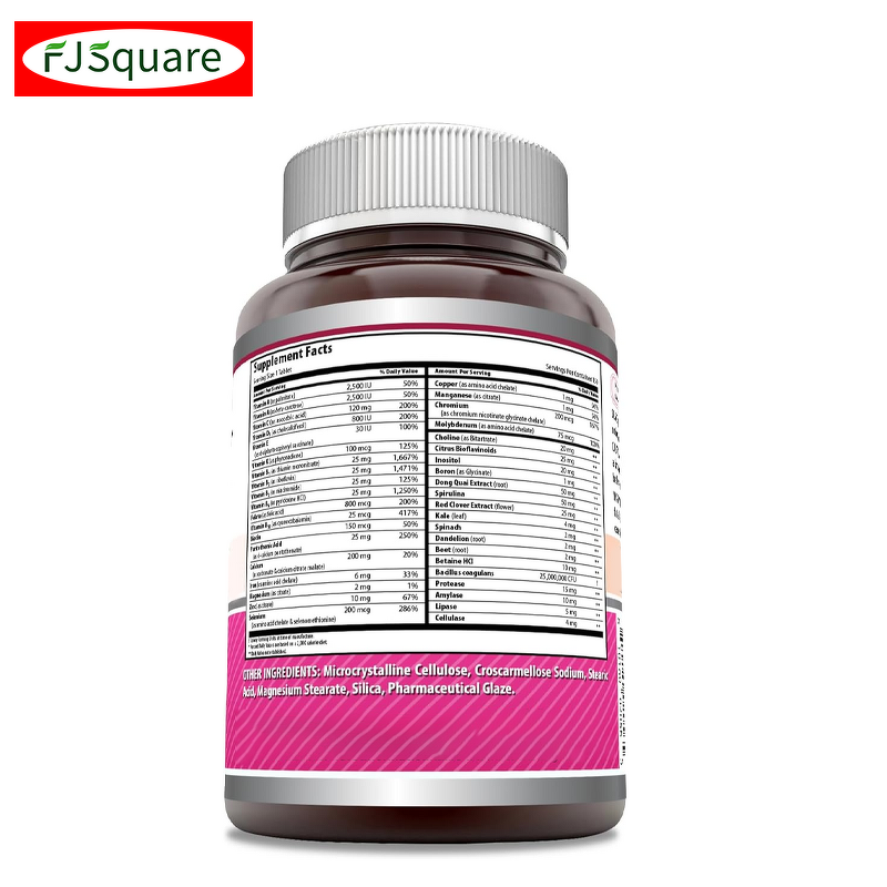 Women's Vitamin Tablets Supplier - OEM/ODM GMP Multivitamin Mineral Supplement