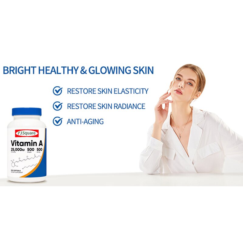 Vitamin A Eye Softgel Supplier - 10000IU Supports Healthy Eye Vision