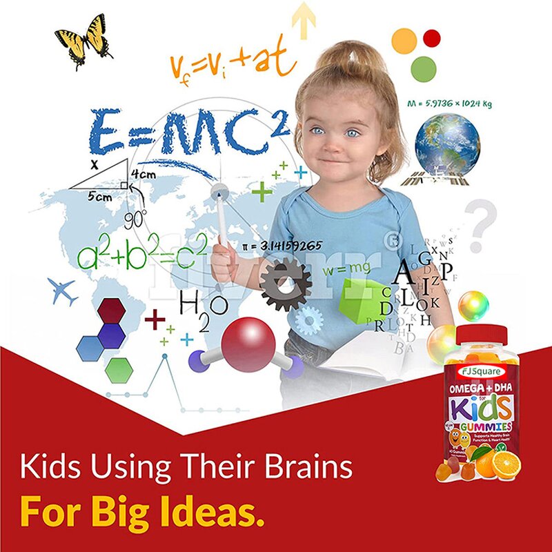 Kids DHA Gummies Manufacturer - 100% Organic Omega 3 6 9 Brain Joint Support