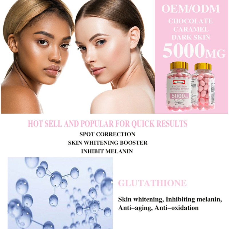 L-Glutathione Softgel Capsules Factory - Hot Sell Skin Whitening Pills Collagen