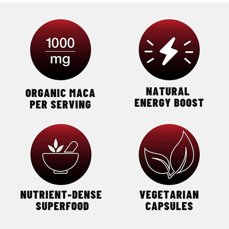 Maca Extract Powder Capsules Supplier - OEM Strength Supplement Black Maca