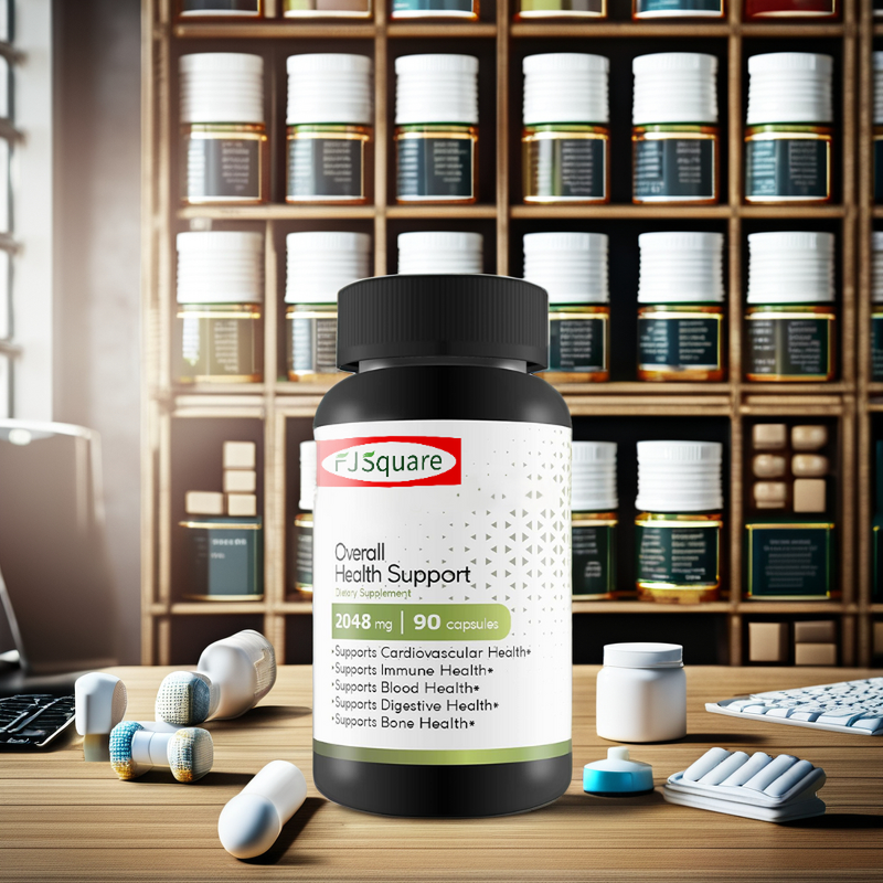 Immune Booster Supplement Factory - 8-in-1 Elderberry Zinc Vitamin C D Capsule