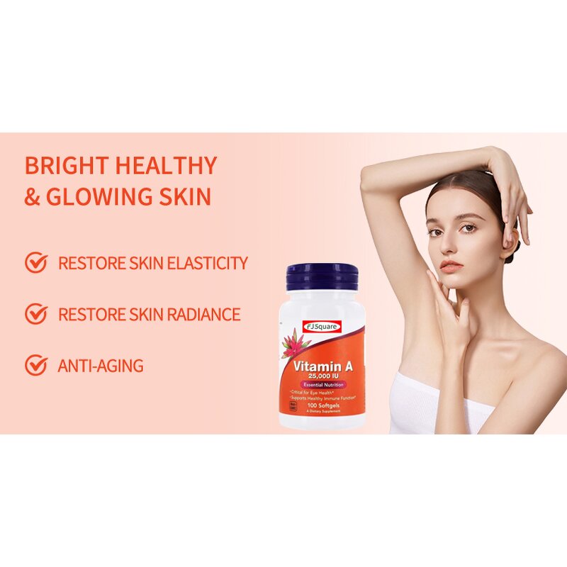 Vitamin A D Capsules Supplier - Private Label GMP Certified 10000IU Food